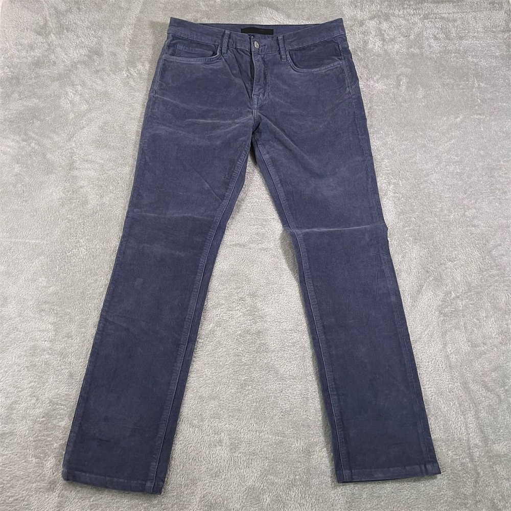 Joe's Jeans Men's Corduroy Kinetic The Asher Blue 30x29 Straight Leg